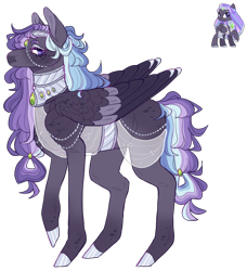 Size: 2428x2668 | Tagged: safe, artist:sleepy-nova, imported from derpibooru, oc, pegasus, pony, clothes, colored wings, female, mare, multicolored wings, simple background, solo, transparent background, wings