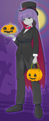 Size: 1668x4071 | Tagged: safe, artist:batipin, imported from derpibooru, maud pie, human, undead, vampire, equestria girls, breasts, busty maud pie, clothes, costume, dracula, female, halloween, halloween costume, solo