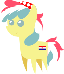 Size: 1697x1982 | Tagged: safe, artist:archooves, imported from derpibooru, oc, earth pony, pony, croatia, nation ponies, pointy ponies, ponified, simple background, solo, transparent background