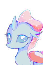 Size: 227x347 | Tagged: source needed, safe, artist:lanlanlc, imported from derpibooru, ocellus, changeling, beautiful, female, looking at you, lovely, relaxing, smiling, teenager, younger