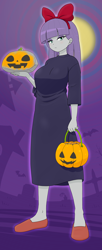 Size: 1668x4071 | Tagged: safe, alternate version, artist:batipin, imported from derpibooru, maud pie, human, equestria girls, clothes, costume, female, halloween, halloween costume, holiday, kiki's delivery service, solo, studio ghibli