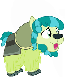 Size: 910x1084 | Tagged: safe, artist:qjosh, imported from derpibooru, sandbar, yak, male, pony to yak, simple background, solo, species swap, transformation, transformation sequence, white background, yakified