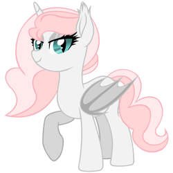 Size: 9000x9000 | Tagged: safe, artist:laszlvfx, imported from derpibooru, oc, oc:sweetheart, alicorn, bat pony, bat pony alicorn, pony, absurd resolution, bat wings, female, horn, mare, race swap, simple background, solo, transparent background, wings