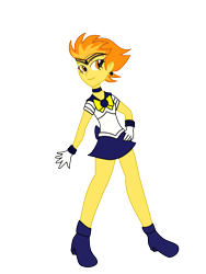 Size: 3024x4032 | Tagged: safe, artist:rollyagami02, imported from derpibooru, spitfire, human, equestria girls, clothes, clothes swap, cosplay, costume, pixiv, sailor moon, sailor uranus, simple background, solo, transparent background