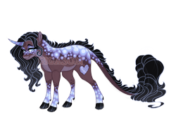 Size: 3600x2500 | Tagged: safe, artist:gigason, imported from derpibooru, oc, oc:lace agate, unicorn, cloven hooves, female, mare, obtrusive watermark, simple background, solo, transparent background, watermark