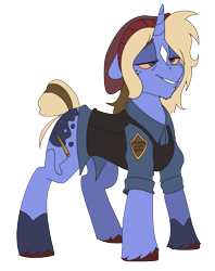 Size: 2056x2600 | Tagged: safe, artist:brainiac, imported from derpibooru, oc, oc:bucky (fallout equestria: all things unequal), pony, unicorn, fallout equestria, fallout equestria:all things unequal (pathfinder), male, simple background, solo, stallion, transparent background