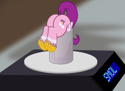 Size: 2501x1821 | Tagged: safe, alternate version, artist:badumsquish, derpibooru exclusive, imported from derpibooru, pipp petals, pegasus, pony, behaving like a bird, birb, butt, colored hooves, context in description, cup, cute, dock, face down ass up, female, folded wings, g4, g5, g5 to g4, generation leap, gold hooves, hooves, mare, pipp butt, pipp is short, pipp is smol, plot, ponified animal photo, raised tail, scale, sfw version, show accurate, smol, tail, tiny, tiny ponies, two toned coat, unshorn fetlocks, weapons-grade cute, wings