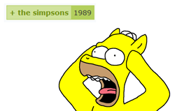 Size: 1100x700 | Tagged: safe, artist:blackrhinoranger, imported from derpibooru, pony, derpibooru, 1989, cursed image, homer simpson, meta, poner simpson, ponified, rule 85, tags, the simpsons, wat, year