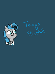 Size: 1200x1600 | Tagged: safe, artist:beepbeep, imported from derpibooru, oc, oc:tango starfall, pony, unicorn, female, mare, simple background, solo