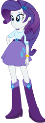 Size: 1563x4253 | Tagged: safe, artist:ytpinkiepie2, imported from derpibooru, rarity, human, equestria girls, belt, boots, clothes, high heel boots, shirt, shoes, simple background, skirt, solo, transparent background