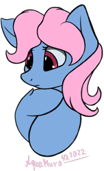 Size: 1053x1733 | Tagged: safe, artist:aquamuro, imported from derpibooru, wind whistler, pegasus, pony, bust, cute, female, frown, g1, g1 to g4, g4, generation leap, mare, signature, simple background, sketch, solo, thinking, transparent background, whistlerbetes