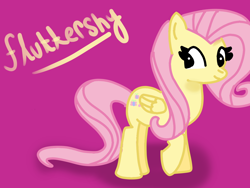 Size: 1600x1200 | Tagged: safe, artist:beepbeep, imported from derpibooru, fluttershy, pegasus, pony, female, mare, simple background, solo