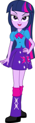 Size: 879x3000 | Tagged: safe, artist:fireluigi29, imported from derpibooru, twilight sparkle, human, equestria girls, bowtie, clothes, shirt, shoes, simple background, skirt, solo, transparent background