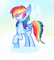 Size: 712x786 | Tagged: safe, artist:keymilanimations, imported from derpibooru, rainbow dash, pegasus, pony, chest fluff, female, solo