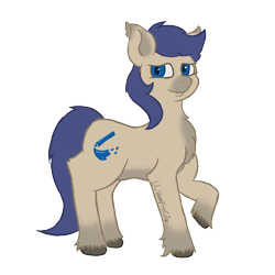 Size: 1000x1000 | Tagged: safe, imported from derpibooru, oc only, oc:watercolour blues, bat pony, earth pony, hybrid, pony, body markings, female, filly, looking at you, next generation, offspring, parent:oc:cj vampire, parents:oc x oc, solo, transparent background