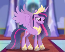 Size: 375x300 | Tagged: safe, imported from twibooru, twilight sparkle, alicorn, the last problem, image, my little pony, needs more jpeg, twilight sparkle (alicorn)