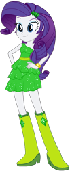 Size: 539x1303 | Tagged: safe, artist:fireluigi29, imported from derpibooru, rarity, human, equestria girls, belt, boots, clothes, dress, fall formal outfits, high heel boots, shoes, simple background, solo, transparent background