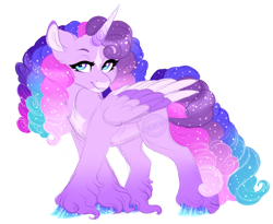 Size: 1024x840 | Tagged: safe, artist:azure-art-wave, imported from derpibooru, oc, alicorn, pony, alicorn oc, female, horn, magical lesbian spawn, mare, offspring, parent:princess cadance, parent:rarity, parents:raridance, simple background, solo, transparent background, wings