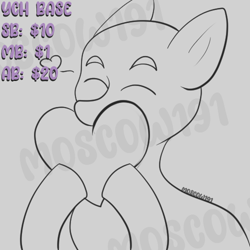 Size: 500x500 | Tagged: safe, imported from derpibooru, oc, commission, cute, solo, your character here