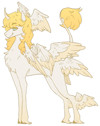 Size: 1317x1649 | Tagged: safe, artist:eggoatt, imported from twibooru, alicorn, pony, devilman crybaby, image, leonine tail, png, ponified, profile, simple background, transparent background, unshorn fetlocks