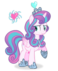 Size: 811x985 | Tagged: safe, imported from twibooru, princess flurry heart, image, love cutie mark, my little pony, png