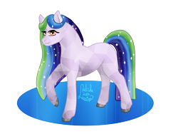 Size: 4000x3000 | Tagged: safe, artist:loopina, imported from derpibooru, oc, oc:cristal mélodie, cristallin, cristalpony, cute, female, mare, princess, simple background, solo, transparent background