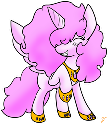 Size: 1024x1171 | Tagged: safe, artist:zutcha, imported from derpibooru, princess celestia, alicorn, pony, alternate hairstyle, female, pink-mane celestia, simple background, solo, transparent background