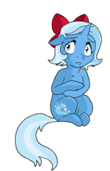 Size: 1287x2004 | Tagged: safe, artist:jeremy3, imported from derpibooru, trixie, pony, unicorn, alternate hairstyle, female, simple background, solo, transparent background, younger