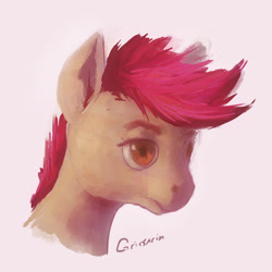 Size: 800x800 | Tagged: safe, artist:grissaecrim, imported from derpibooru, oc, earth pony, pony, bust, solo