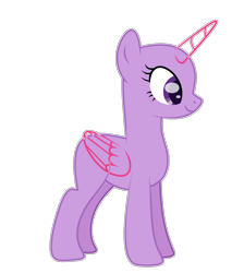 Size: 2145x2391 | Tagged: safe, artist:existencecosmos188, imported from derpibooru, oc, oc only, alicorn, pony, alicorn oc, base, eyelashes, horn, simple background, smiling, solo, transparent background, wings