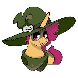 Size: 920x920 | Tagged: safe, artist:myahster, imported from derpibooru, oc, oc only, oc:mystery brew, unicorn, :p, bust, clothes, hat, heart, heart eyes, scarf, signature, simple background, smug, solo, tongue out, transparent background, wingding eyes, witch, witch hat