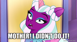 Size: 800x446 | Tagged: safe, edit, edited screencap, imported from derpibooru, screencap, opaline arcana, alicorn, pony, spoiler:g5, spoiler:tyts01e29, an extremely goofy movie, caption, dragon dad, g5, image macro, my little pony: tell your tale, text