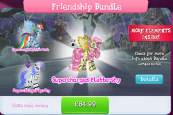 Size: 1286x858 | Tagged: safe, imported from derpibooru, fluttershy, rainbow dash, rarity, pegasus, pony, robot, robot pony, unicorn, antennae, barn, bundle, camera, collection, costs real money, emoticon, english, female, flutterbot, gameloft, group, hologram, horn, horns, mare, monitor, numbers, official, rainbot dash, raribot, roboticization, spread wings, text, wings