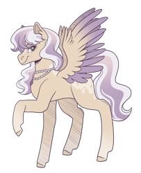 Size: 2600x3200 | Tagged: safe, artist:kikirdcz, imported from derpibooru, oc, oc only, oc:amaranthine, pegasus, pony, colored wings, female, mare, simple background, solo, transparent background, two toned wings, wings