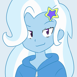 Size: 715x720 | Tagged: safe, artist:qsky, imported from derpibooru, trixie, human, equestria girls, cropped