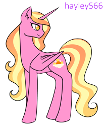Size: 2003x2427 | Tagged: safe, artist:hayley566, imported from derpibooru, luster dawn, alicorn, pony, alicornified, female, lustercorn, race swap, simple background, solo, transparent background