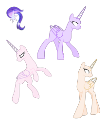 Size: 3314x3761 | Tagged: safe, artist:existencecosmos188, imported from derpibooru, oc, oc only, alicorn, pony, alicorn oc, bald, base, eyelashes, female, horn, looking back, mare, rearing, simple background, transparent background, wings