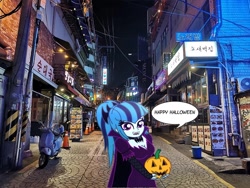 Size: 1024x768 | Tagged: safe, imported from derpibooru, sonata dusk, equestria girls, equestria girls in real life, halloween, holiday, irl, itaewon, korean, photo, seoul, south korea