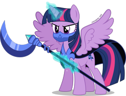 Size: 2585x1974 | Tagged: safe, artist:stellardusk, imported from derpibooru, twilight sparkle, alicorn, pony, alternate cutie mark, cape, clothes, crossover, disney, emperor's coven, female, high res, levitation, magic, mare, mask, princess coven, show accurate, simple background, solo, spread wings, telekinesis, the owl house, transparent background, twilight sparkle (alicorn), wings