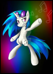 Size: 1024x1449 | Tagged: safe, artist:sketchypon3, imported from derpibooru, dj pon-3, vinyl scratch, pony, deviantart watermark, obtrusive watermark, solo, watermark