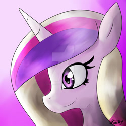 Size: 1024x1024 | Tagged: safe, artist:sketchypon3, imported from derpibooru, princess cadance, pony, deviantart watermark, obtrusive watermark, solo, watermark