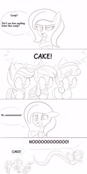 Size: 3000x6000 | Tagged: safe, artist:bestponies, imported from derpibooru, apple bloom, scootaloo, sweetie belle, oc, oc:severus, earth pony, lamia, original species, pegasus, pony, snake, snake pony, unicorn, cake, clothes, costume, female, filly, foal, food, halloween, halloween costume, holiday, jumping, nightmare night