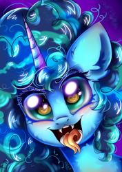 Size: 2150x3035 | Tagged: safe, artist:pozya1007, imported from derpibooru, pony, undead, unicorn, vampire, vampony, female, g5, halloween, holiday, misty brightdawn, my little pony: a new generation, solo