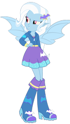 Size: 720x1280 | Tagged: safe, artist:bluemario11, imported from derpibooru, trixie, undead, vampire, equestria girls, simple background, solo, transparent background, vector