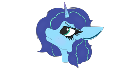 Size: 3840x2160 | Tagged: safe, artist:straighttothepointstudio, imported from derpibooru, pony, unicorn, curly hair, curly mane, digital art, female, g5, looking up, mare, misty brightdawn, my little pony: make your mark, sad, simple background, solo, transparent background