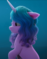 Size: 736x926 | Tagged: safe, imported from derpibooru, screencap, izzy moonbow, pony, unicorn, spoiler:g5, spoiler:my little pony: make your mark chapter 2, spoiler:myms01e07, cropped, cute, female, floppy ears, g5, hoof done it?, mare, my little pony: make your mark, my little pony: make your mark chapter 2, solo