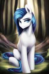 Size: 512x768 | Tagged: safe, imported from derpibooru, oc, unnamed oc, pony, ai content, ai generated, generator:novelai, generator:stable diffusion, sitting