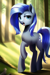 Size: 512x768 | Tagged: safe, imported from derpibooru, oc, unnamed oc, earth pony, pony, ai content, ai generated, drool, generator:novelai, generator:stable diffusion, mawshot, open mouth, solo