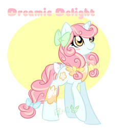 Size: 1024x1024 | Tagged: safe, artist:piichu-pi, imported from derpibooru, oc, oc:dreamie delight, pony, unicorn, bow, female, mare, simple background, solo, tail, tail bow, transparent background