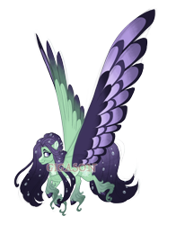 Size: 3300x4200 | Tagged: safe, artist:gigason, imported from derpibooru, oc, oc:dew drop, pegasus, pony, colored wings, female, mare, multicolored wings, obtrusive watermark, simple background, solo, transparent background, unshorn fetlocks, watermark, wings